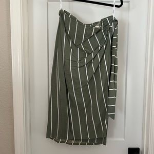 Faithful the Brand Linen Wrap Skirt